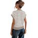Summer Striped Knitted Vest Top for Women Loose Fit round Neck Korean Style Casual Versatile T-Shirt_ecoleips.com
