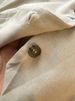 Women's Clothing Retro temperament V neck linen blended sleeveless vest vest high waist casual shorts _ecoleips.com