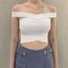 Cross-border Autumn New Product European And American Street Fashion Women's Sexy Off-shoulder Ultra-short Hollow-out_ecoleips.com