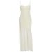 Women's Clothing Summer Women's V Neck Backless Slim Fit Dress Style Fashionable Sexy Slit Suspender Dress For Formal & Casual_ecoleips.com