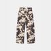 European American Cross-border Cow-print Washed Jeans For Men And Women, Distressed Vintage Loose Straight-leg Pants_ecoleips.com