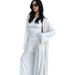 Summer New Women's Three Piece Set Style Casual Long Coat With Suspender Tie Wide Leg Trousers_ecoleips.com