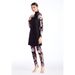 Women's Clothing Printed Swimsuit Conservative Swimsuit Sportswear Three Piece Suit_ecoleips.com