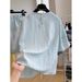 Women's Clothing Two Piece Fashionable Suit For Women In Summer Thin Style Temperament Outfit A Complete Set_ecoleips.com