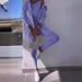 Women's Sports Casual Hooded Sweatshirt Thick Ribbed Slim Fit Vest And Pants Three Piece Set_ecoleips.com