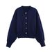 European Light Women's Spring Autumn Knitted Cardigan And Skirt Set, High-End Fashionable Little ,_ecoleips.com