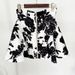 Women's Clothing New Celebrity Fashion Tulip Waistline Rose Metal Buckle Printed Short Skirt_ecoleips.com