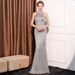 Women's Clothing Evening Dress Banquet, Temperament, Light Luxury, Niche, High End Company Annual Meeting Host, Evening Party, Sequined Long Dress_ecoleips.com