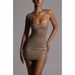Nude Color High-End Affordable Luxury Sexy Rhinestone Halter Neck Backless Banquet Birthday Dress For Women_ecoleips.com