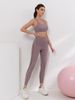Plus Size Women's Sports Pants Quick Drying Yoga Suit Bare Skin Stretch Fitness Running Clothes With Shockproof Push-up Bra_ecoleips.com
