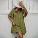 Independently Designed And Developed Solid Color Sexy 2022 Spring-summer Elegant Casual A-line Dress_ecoleips.com
