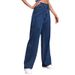 New Cross-Border European And American Women's Jeans High Waist Slim Straight Denim Pants Hot Sale_ecoleips.com