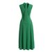 Elegant Women's Casual Slim Fit Dress Waist Popular_ecoleips.com