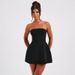 Women's Clothing Sexy Strapless A-Line Dress Slim Fit Short Casual Elegant Fashion European Style Spring Summer_ecoleips.com