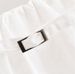 Aria Basics 2026 Spring New European And American Women's Fashion Casual Overlaid Waist Pants Long Trousers Solid Color Lace Thin_ecoleips.com