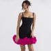 Women's Clothing Sexy Suspenders Slim Backless Hot Girl Short Skirt Dress_ecoleips.com