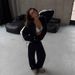 Fashion Women's Clothing New Long-sleeved Contrasting Color Sweatshirt Trousers Casual Suit Autumn And Winter Suit Women_ecoleips.com