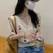 2024 Cross-Border Women's Clothing Real Shot Spring/Summer Sexy Fashion Set Knitted Cardigan_ecoleips.com