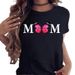 European And American Cross-border Foreign Trade Wholesale Clothing Cartoon Butterfly Round-neck Plus-size Short-sleeve_ecoleips.com