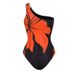 Women's Clothing Swimwear New Shoulder Printed Beach Holiday One-piece Swimsuit Suit_ecoleips.com