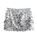 New 2025 Sexy A-Line Skirt for Women High Waist Hip Wrapped Mini Sequined European And American Style_ecoleips.com