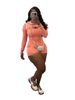 Women's Clothing Style Women's Long Sleeved Hooded Slim Fit Jumpsuit Two Piece Set Spring Summer For Formal & Casual_ecoleips.com