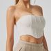 One Piece Sports Bra Outer Wear Sleeveless Camisole Slimming Backless for Dance Fitness Yoga_ecoleips.com