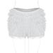 Women's Multi-Layer Mesh Shorts Sexy Bow Lace Casual Summer Trendy American Style Thin Polyester Shorts_ecoleips.com