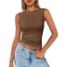 European And American 2025 Spring And Summer New Sleeveless Vest Hot Girl Slim Fit Y2K Fashion Sexy Tops For Women_ecoleips.com