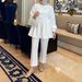 Elegant Two-Piece Set for Muslim Women Long Sleeve Blouse with Pleated Skirt Modest Autumn Winter Clothing_ecoleips.com