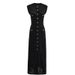 Women's Slim Fit Knitted Vest Dress European American Style round Neck Sleeveless See through Long Dress Summer 2026_ecoleips.com