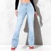 Cross-Border Independent Station Autumn Hot Girl Skinny Jeans Women Street Mid-Waist Stretchy Flared Floor-Length_ecoleips.com