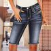 Women's Clothing Denim Slim Simple Casual Embroidered Jeans_ecoleips.com