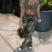 Women's Clothing High Waist Straight Multi Color Camouflage Overalls_ecoleips.com