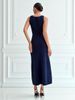 French-Style Sleeveless Dress For Women, Summer Design With A Slimming Silhouette In Solid Color, Elegant And Flattering_ecoleips.com