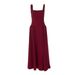 Women's Clothing 2025 Summer New Fashion Sexy Backless Zipper Slim Waist Strap Dress Wholesale_ecoleips.com