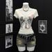 Sexy Wing Print Hooded Sweatshirt for Girls Y2K Street Style European American Cross Border Sports Casual Top Wholesale_ecoleips.com