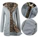 Fleece-Lined Leopard Print Hoodie – Oversized Winter Pullover With Scarf Collar, Thickened Cotton-Like Fabric In 6 Vibrant Colors (S-3XL)_ecoleips.com