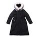 Women’s Faux Fur Trench Coat – Elegant Mid-Length Winter Coat With Detachable Fur Collar, Soft & Stylish Outerwear (M-XL, Plus Size)_ecoleips.com