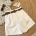 Women's Wide Leg Cargo Pants High Waist Loose Fit Casual Style with Belt Pair Thin Five Point Summer New_ecoleips.com