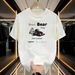 Women's Clothing Round Neck Printed Men's Short Sleeved T Shirt Loose Casual Trendy Top_ecoleips.com
