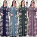 African Best-selling Women's Clothing, Digital Print Cardigan Robe, Cross-border Hot-selling European And American_ecoleips.com
