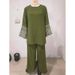 2025 Muslim Autumn New Women's Embroidered Round Neck Shirt And Wide Leg Pants Set_ecoleips.com