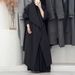 Women’s Double-Faced Wool Coat – Oversized Korean-Style Trench Coat With Belted Waist (Velvet Latte/Charcoal Black/Light Grey/Cream, S/M)_ecoleips.com