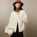 Gentle New Chinese Nional Style Raccoon Knitted Cardigan For Women With Unique Design And Frog Buttons Wool Sweer_ecoleips.com