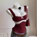 Cross-border Clothing Y2K Style Women's Camisole With Lace Trim And Bow Decoration, Sleeveless Slim-fit Outerwear Top_ecoleips.com