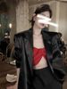 Black Satin Blazer For Women, New Style, Elegant Ladylike, Casual And Loose-fitting Top_ecoleips.com