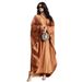 MQ137 Cross-border Middle East Dubai Solid Color Cardigan Robe Women's Clothing Turkish ABAYA_ecoleips.com