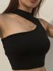 2024 Summer Sleeveless Sexy Women Girls Summer Vest Crop Top Shirt Blouse Casual Slim Black Tanks Hot S M L_ecoleips.com