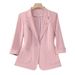 Elegant Slim-Fit Blazer & Camisole Dress Set - Office Ready Blazer With Sleeveless Stretch Dress For Women_ecoleips.com